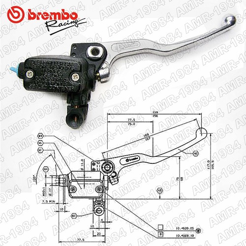 Pompa freno brembo anteriore - brembo,
