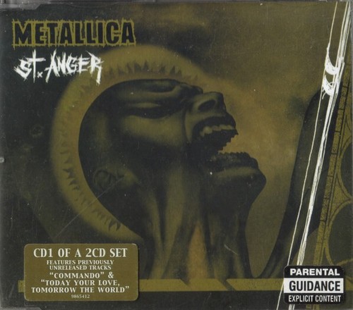 Metallica anger cd - metallica, ‎–