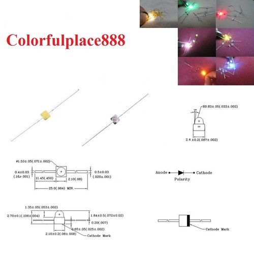 Mini diodi led 5mm - diodi, rosso