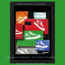 Anni '00  * Pubblicità Originale "Converse, Scarpe Verdi, Rosse, Arancio, Blu" C