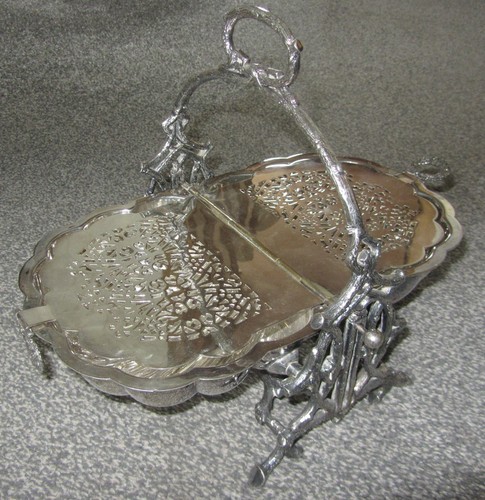 Antico piatto argento - , walker