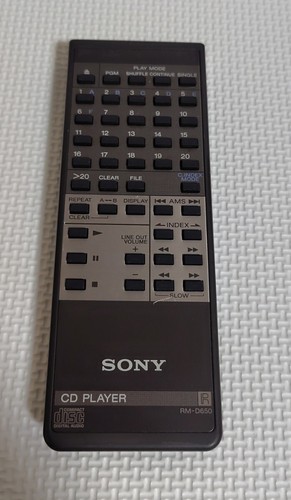 Telecomando audio sony - cd,