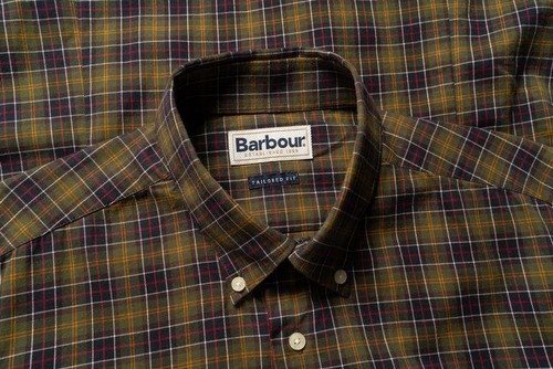 Camicia barbour uomo marrone - barbour,