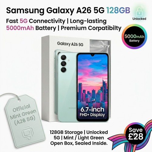 Samsung galaxy a26 - 5g, 128gb