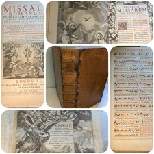 MISSALE ROMANUM Ex Decreto Sacrosancti Clementis VIII PLATES Illus LUGDUNI  1682