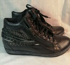 Scarpe donna sneakers stivaletti in pelle KHRIO misura 38