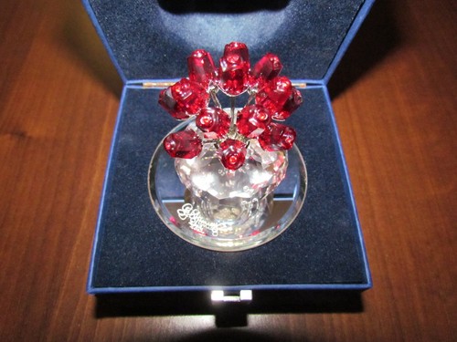 Vaso fiori swarovski come - vaso,