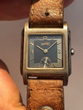 Eberhard Tank Dual Tone Dial Argent Like New NOS Condition Vintage Watch