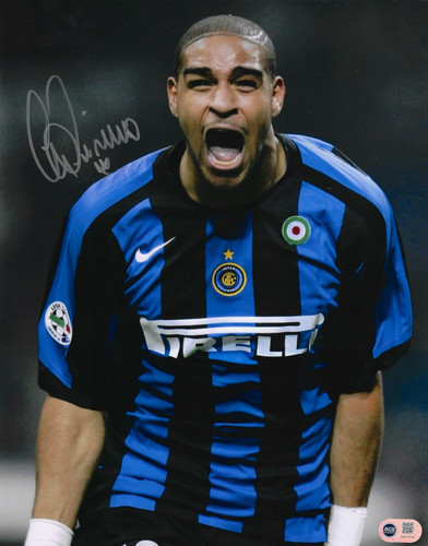Adriano signed inter - signed, milan