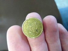 Gettone Vintage Kiddie Rides Coin Moneta collezione giostra cavalli 