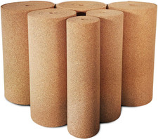 Rotolo Di Sughero, Base Isolante Naturale, Versatile, Isolante Acustico E Termic