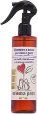 MAMA PETS Shampoo Secco per Cani E Gatti 250Ml, Senza Acqua, Senza Parabeni E Si