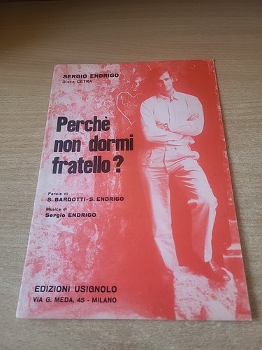 Spartito musicale perche non - perche,