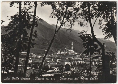 Clusone bergamo panorama - clusone,