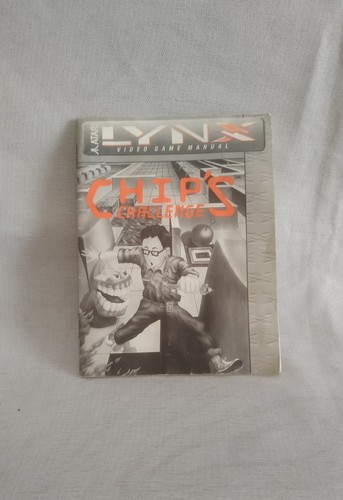 Manuale chip challenge - challenge, atari