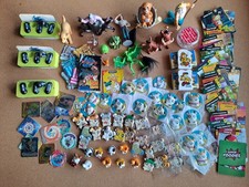 Lotto Hamtaro Beyblade ... merendine sorpresine personaggi da collezione vintage