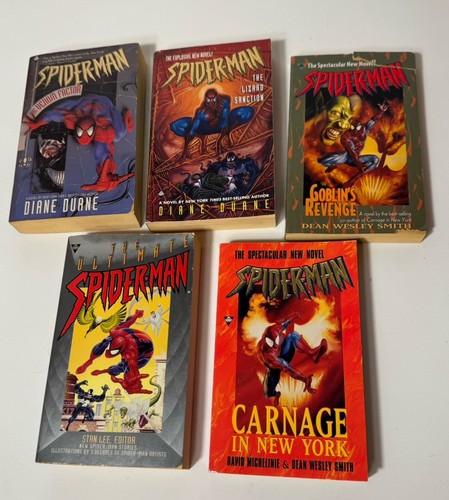 Lot spiderman novels duanne - spiderman,