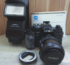 MINOLTA 9000 "PRO" 1986/88 + 28/85mm + Flash 4000AF, etc...LIRE...