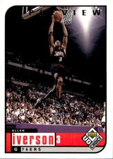 card NBA Allen Iverson Upper Deck UD Choice #105 1998 Preview