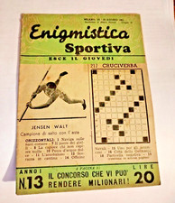ENIGMISTICA SPORTIVA - # 13 - 29 AGOSTO 1951 - COME NUOVA -  SM55