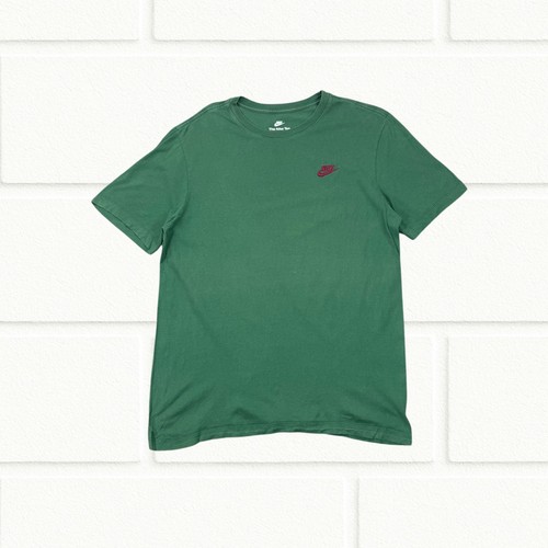 Shirt nike verde uomo cotone - t-shirt,