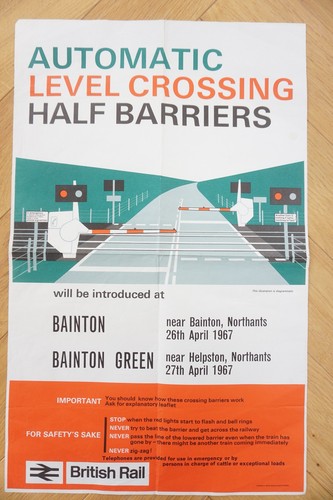 1967 bainton level crossing - level,