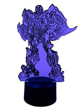 Lampada LED 3D robot luce da