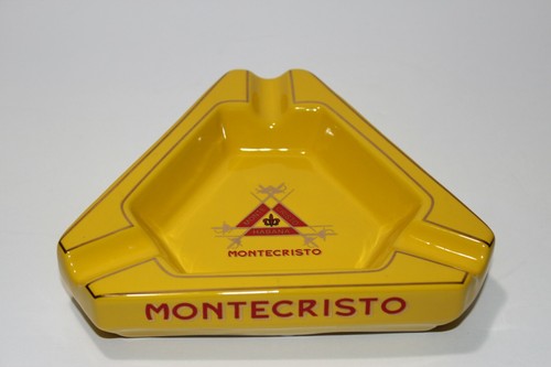 Posacenere ceramica giallo - posacenere,