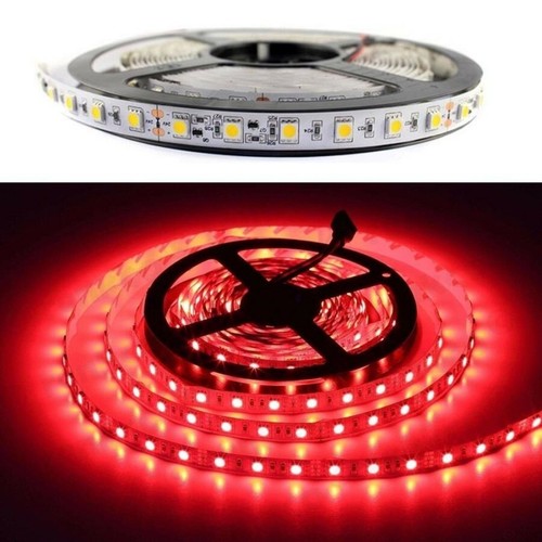Striscia led rosso 12v 72w - led,