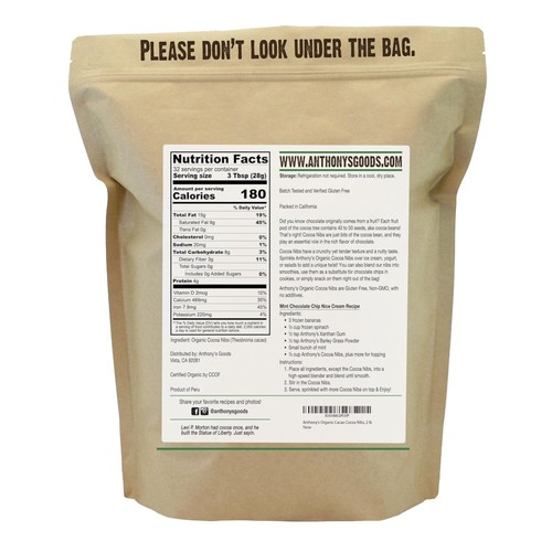 Chicchi cacao criollo - di, 2