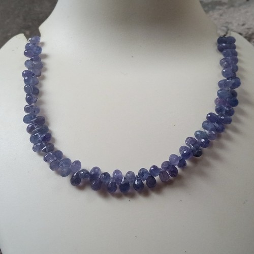 Natural faceted blue - faceted,