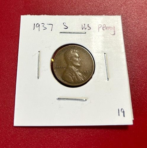 Moneta penny del 1937 - moneta,