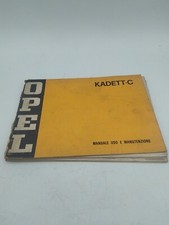 Libretto Manuale Uso Manutenzione Sicurezza Opel Kadett-C  Auto Epoca Ricambi