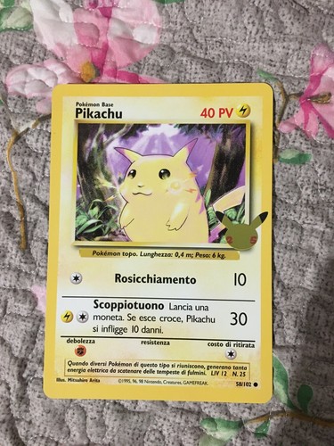 Carta pokemon jumbo 25mo - -,