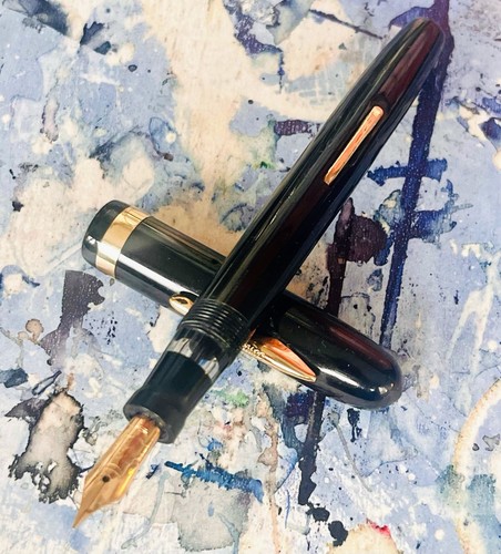Conklin black 14k lever - black,