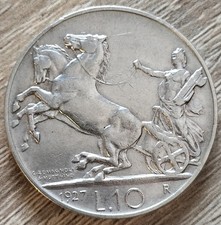 10 LIRE 1927 REGNO D'ITALIA