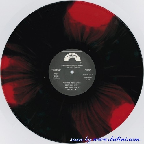 9151 goblin profondo rosso - rosso, lp
