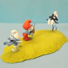 Il puffo NERO caccia Atax500 Les Schtroumpf Noirs FARIBOLES resina TOP