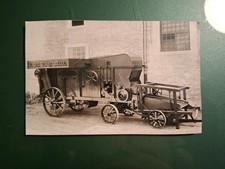 Rara Cartolina Trebbiatrice