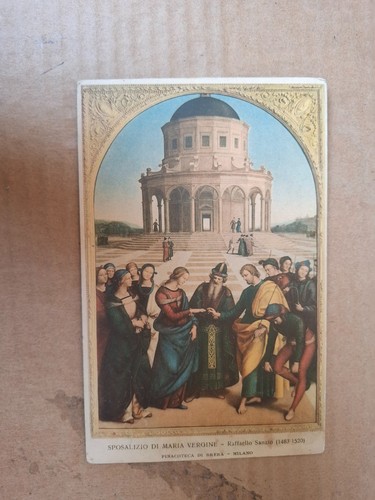 Cartolina religiosa pinacoteca - cartolina,