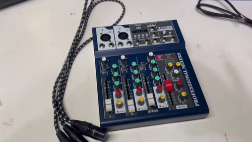 Mixer audio con usb - f4,