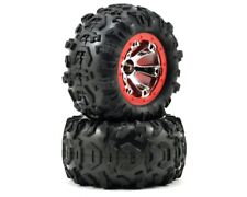 Traxxas Canyon AT 2.2 Pneumatici su Cerchi Geode Rosso Cromato 12mm TRX7272 Summit...