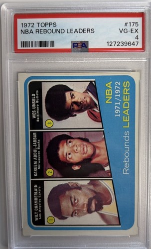 1972 topps rebounding leaders - 1972,