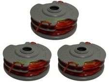3 X Bobina filo per Qualcast GT2541 Sovereign HG500B Topkraft TGT-500 / 51393...
