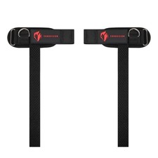 Cinghie per Sollevamento Pesi Resistenti con Anello a D con Polsini Impugnatura Migliorata