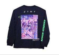 T-shirt Zutomayo Ron nera taglia M Inami, usata, top casual