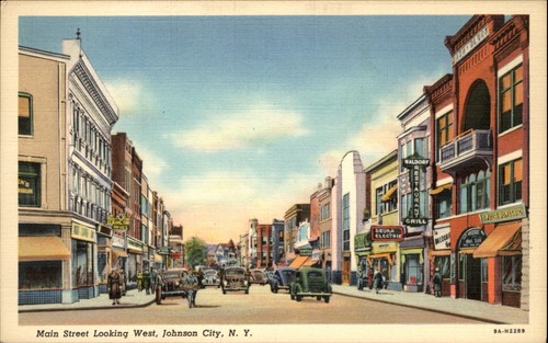 Main street looking west - looking,