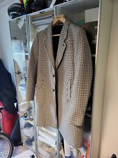 CAPPOTTO ZARA A QUADRI BEIGE