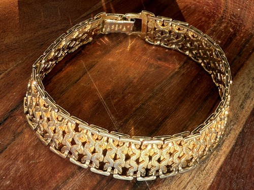 Bracciale vintage monet tono - bracciale,