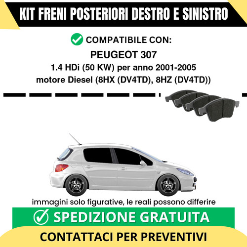 Pastiglie freno posteriori - pastiglie,